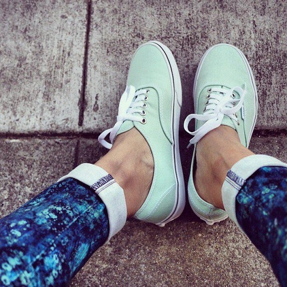 Vans Shoes - Vans Authentic Mint Green